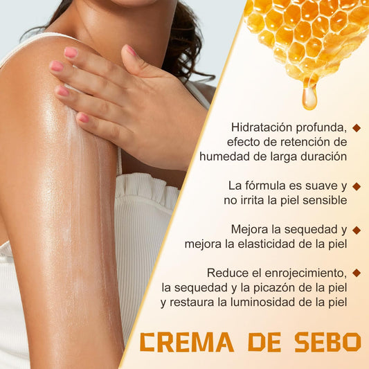 Bálsamo Hidratante de Sebo y Miel
